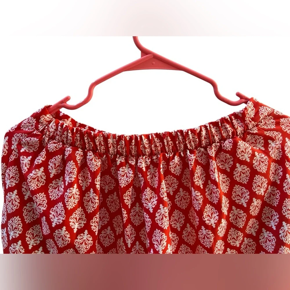Love tree happens bohemian pants red with design size medium
